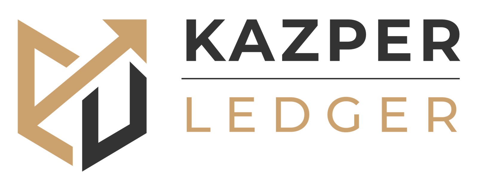 kazper ledger logo white